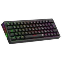 Teclado Gamer Mecanico 60% Tri-Modo Solarmax (GMKB64RB) Negro 23531B