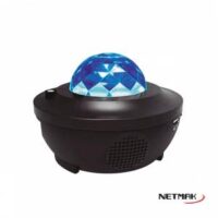 Velador Proyector Con Parlante Bluetooth Netmak (NM-502)