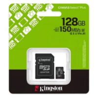Memoria Micro SD 128 Gb Clase 10 Kingston 150 MB/s (SDCS3/128GB) Canvas Select Plus