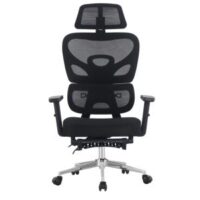 Silla Oficina Ergonomica Negra Empoli (EM-ERG3) HESX0129