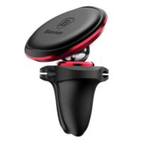 Soporte Magnetico de Celular Para Auto Baseus (SUGX020009) Negro/Rojo