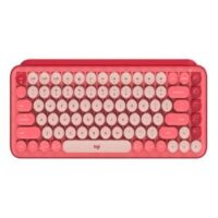 Teclado Logitech POP Keys Mecanico Rosa Coral (920-010715)