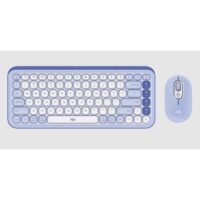 Teclado + Mouse Logitech Pop Icon Lila (920-013054)