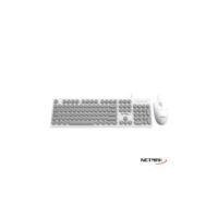 Teclado y Mouse USB Netmak (NM-KB258-W) BLANCO